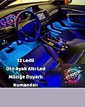 Oto Ayak Altı Aydıtlatma Lamba RGB 2025 Yeni Güvenlik Sistemli