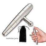 Refleksoloji Derin Doku T Şekilli Paslanmaz Çelik Masaj Aleti