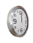 Krom klasik duvar saati 36cm