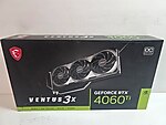 Msı Geforce Rtx 4060 Ti Ventus 3X E 8G Oc Gddr6 128Bit Ekran Kartı