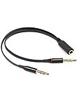 Kulaklık Mikrofon 3.5mm Çevirici Ayırıcı Switch Splitter-ÜCRETSİZ KARGO 