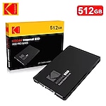 %100 Orijinal KODAK SSD Dahili X120 PRO SATA3 Katı Hal Sürücüsü 512 GB HDD Disk 2,5 İNÇ SATA III Dizüstü Masaüstü (SIFIR