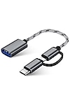 USB 3.0 OTG To Type-C Micro USB Data Şarj Çevirici Dönüştürücü