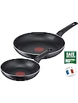 Tefal Titanyum 1X SimpleCook Difüzyon Tabanlı 20-26 cm 2'li Tava Seti