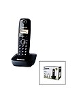 Panasonic KX-TG1611 Siyah - Oval Kablosuz Dijital Telsiz Telefon Siyah