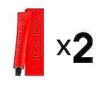 2 ADET x Igora Royal Permanet Color Creme - Saç Boyası No: 9-7 Sarı Bakır 60ml