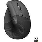 Logitech Lift Sessiz Kablosuz Ergonomik Dikey Mouse - Siyah (910 006473) (OUTLET)
