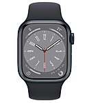 Apple Watch Nike Seri 7 Gps, 41MM Siyah Alüminyum Kasa ve Siyah Nike Spor Kordon - Regular MKN43TU/A