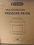 Yasomi Y 85 Air Fryer özellikli çok amaçlı pişirici