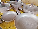 Karaca Biogranit Rosegold V1 13 Parça Tencere Seti