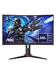 AOC C27G2ZE/BK 27" 240Hz 0.5 ms (HDMI+Display) FreeSync Full HD Curved LED Monitör