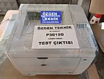 hp laserjet p3015d yazıcı 