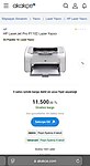 HP LaserJet Pro P1102 Lazer Yazıcı Ekstra Kartuş Hediyeli!