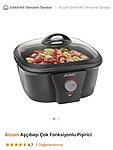 Arzum Çok Amaçlı Aşçıbaşı Pişirici