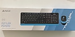 A4 Tech FG1010 Kablosuz Siyah-Mavi Klavye Mouse Seti