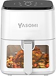 Yasomi Y35 Pro Beyaz Wifi'li 1350w 3,5 Litre Camlı Airfryer Fritöz ( Türkiye Garantili)