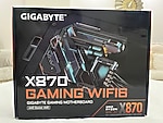 GİGABYTE X870 GAMİNG WIFI 6 DDR5 8200MHZ OC M.2 AM5 ATX -SIFIR-