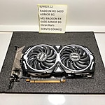MSI RX 6600 Armor 8G 128 Bit GDDR6 8 GB Ekran Kartı