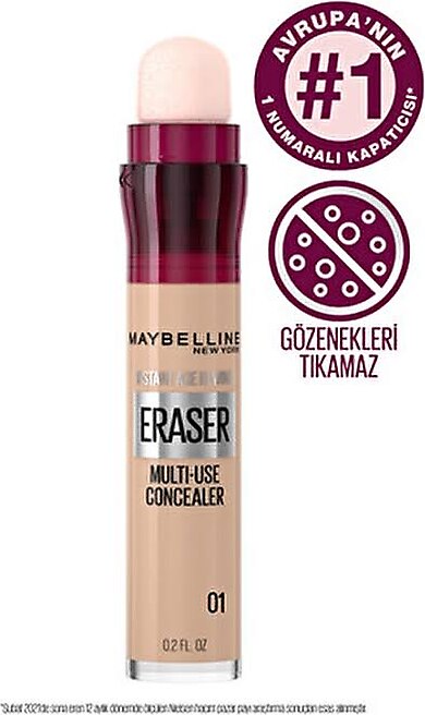 Maybelline New York Instant Anti Age Eraser Kapatıcı 01 Light  