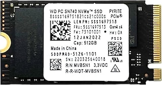 WD SN740 512GB M.2 Nvme 22X42 SSD