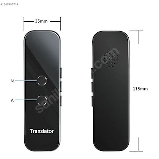 Chunmu Gerçek Zamanlı İki Yönlü -137 Dil Tercüman Cihazı -Siyah