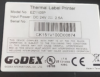 GODEX EZ1105P BARKOD YAZICI 2.EL