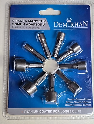 Bits lokma seti 9 parça