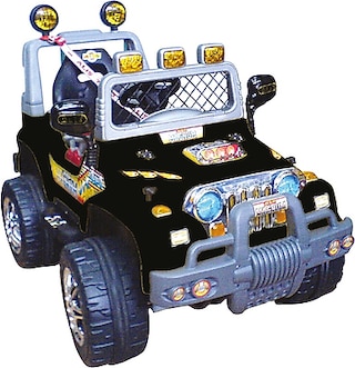 ALİŞ 503 K MAGNUM 12 V JEEP AKÜLÜ ARABA Off Road Akü: ( 6v -12AH ) - Siyah 3 - 10 yaş çocuk