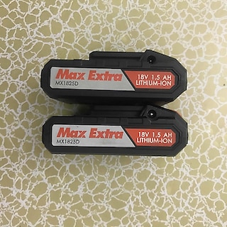 MAXEXTRA 18V 1,5AH BATARYA 2adet