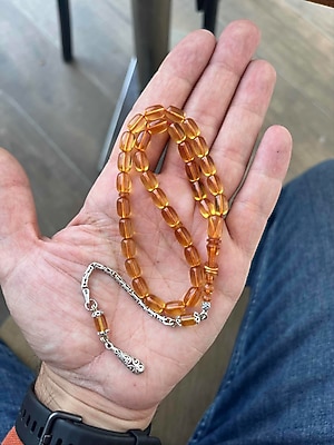 Gümüş Püsküllü Ateş Kehribar