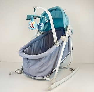 Kinderkraft Unimo Up 5'i 1 Arada Mavi Ev Tipi Ana Kucağı