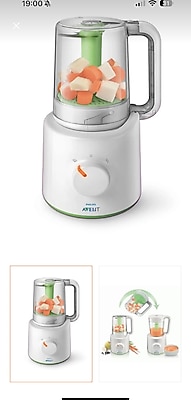 Philips Avent Wasabi Buharlı pişirici