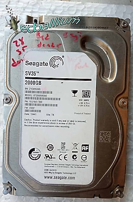 SEAGATE ST2000VX000-1CU164 2 Tb Bad sektörlü Hard Disk
