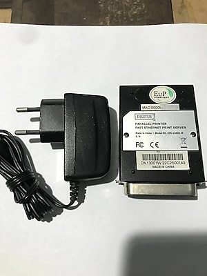 Digitus DN-13001-w Print Server - parallel to ethernet adaptör