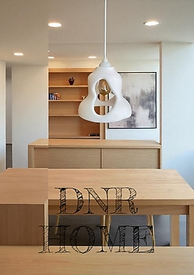 LUNA Organik Formlu, Minimal Tasarımlı, Salon ve Oturma Odası İçin Beyaz Sarkıt Avize