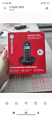 Telsiz telefon sıfır gibi