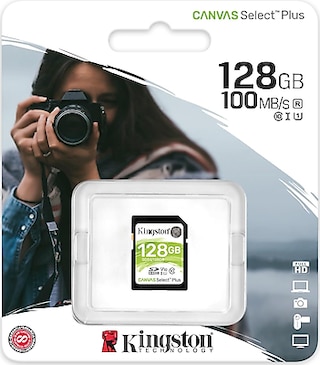 Kingston Canvas Select Plus SDS2/128GB Class 10 UHS-I U3 V30 128 GB Hafıza Kartı OUTLET