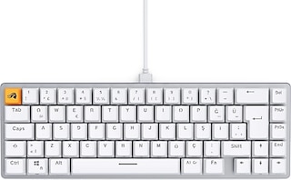 Glorious GMMK2 QTR %96 Mekanik Beyaz Klavye(OUTLET)