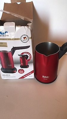 Fakir River Katlanabilir Saplı Kırmızı Çelik Elektrikli Cezve