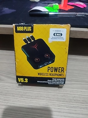 M88 Plus Kablosuz Kulaklık V5.3 Siyah