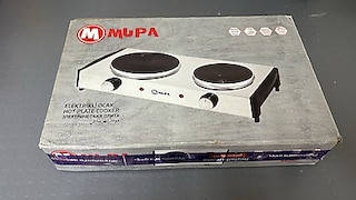 Mutsan Mupa Çiftli Plate Elektrikli Ocak 1500+ 1000 w