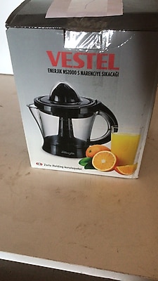 Vestel Enerjik NS2000 S Siyah Narenciye Sıkacağı