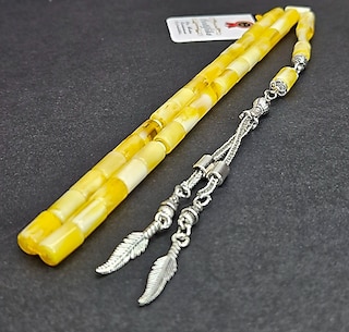 🔥🔥Sarı Damla kesme tesbih🔥🔥