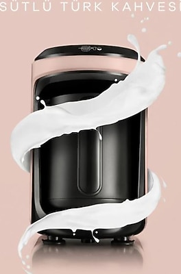 Karaca Hatır Hüps Sütlü Türk Kahve Makinesi Pearly Pink