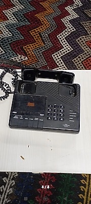 antika kasetçalarlı telefon