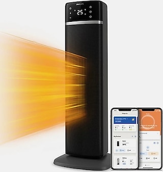 Philips 5000 Serisi Seramik Fanlı Isıtıcı, 2 Saniyede Anında Isıtma Yapay Zeka ile Çalışan CX5120/11