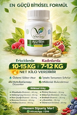 Vitribo Ayur Slim ( Ünlülerin Tercihi ) ( Sıfır Ürün )