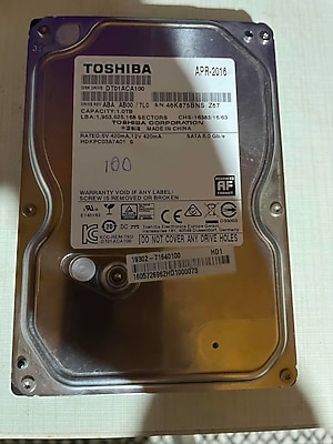 Toshiba 1 tb hdd