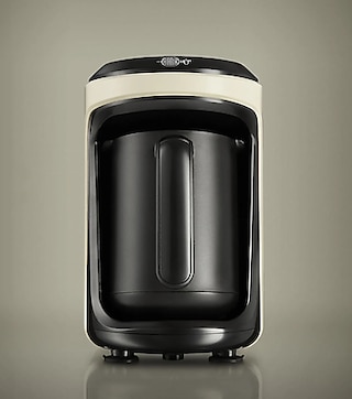 Karaca Hatır Hüp Türk Kahve Makinesi Krem 5 Fincan Kapasiteli Bol Köpüklü