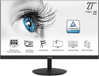 MSI PRO MP271 27" 5 ms Full HD IPS 75 Hz Monitör